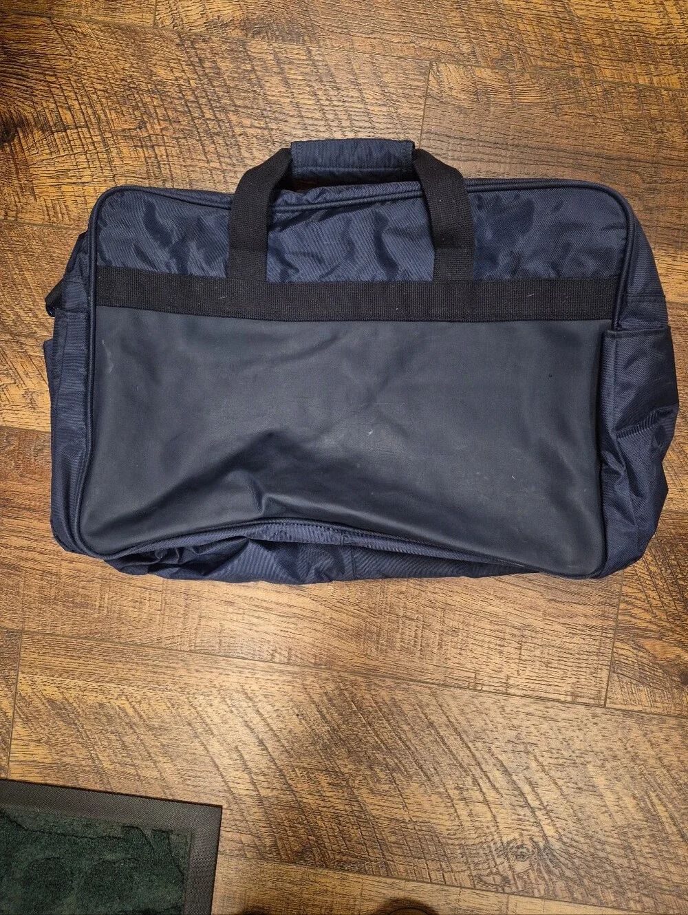 90's Tommy Hilfiger Large Embroidered Logo Flag Gym Duffle Travel Weekender Bag